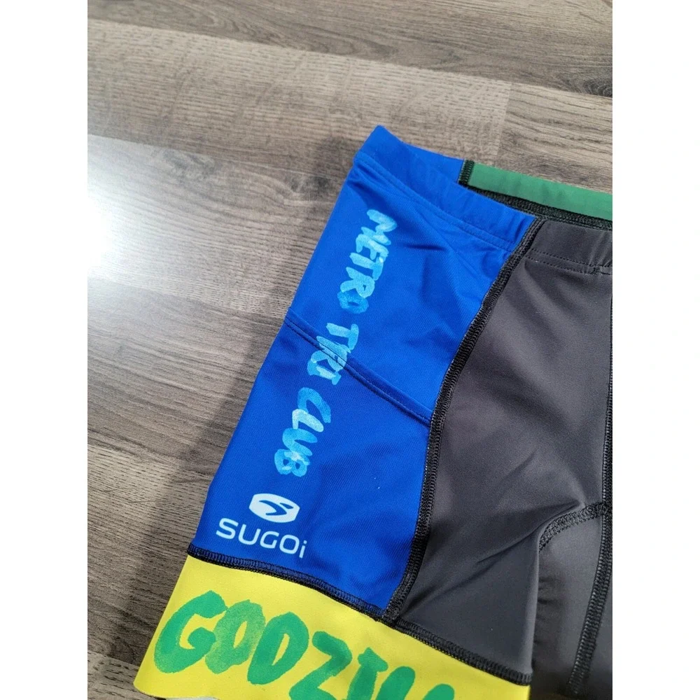 SUGOI Cycling Shorts Womens Small Stretch Inner Pad Elastic Waist Drawstring